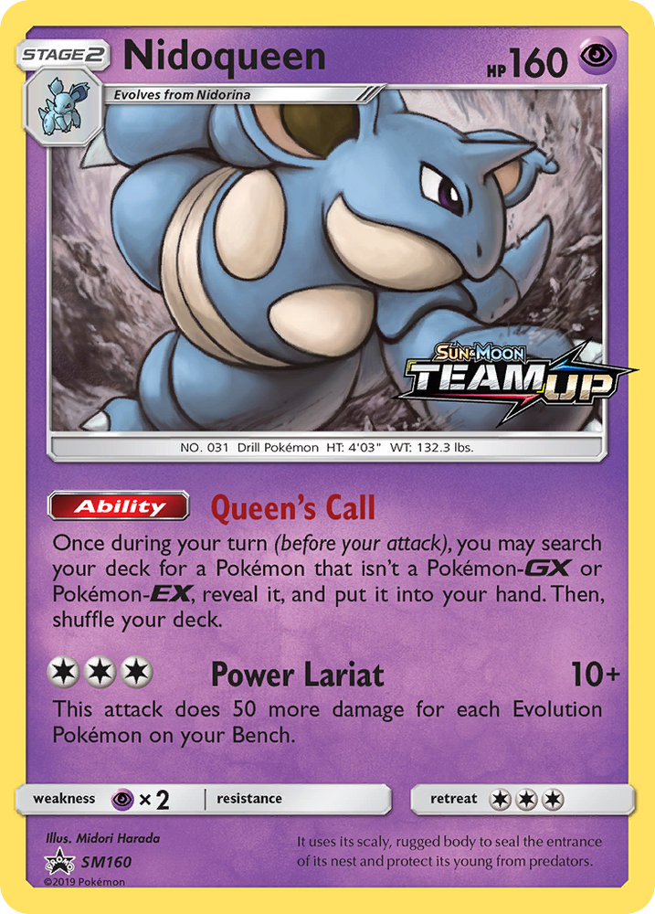 Nidoqueen (SM160) [Sun & Moon: Black Star Promos] Pokémon
