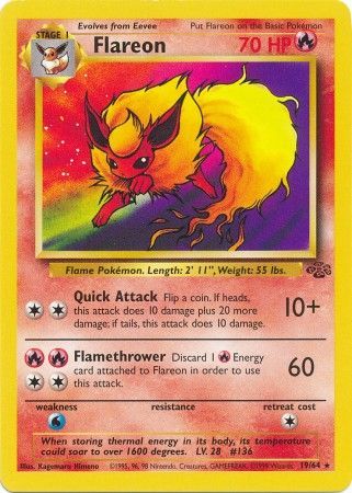 Flareon (19/64) [Jungle Unlimited] Pokémon
