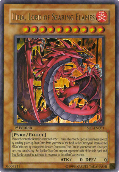 Uria, Lord of Searing Flames [SOI-EN001] Ultra Rare Yu-Gi-Oh!