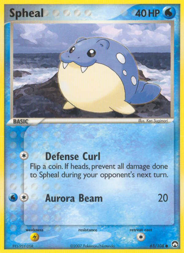 Spheal (65/108) [EX: Power Keepers] Pokémon