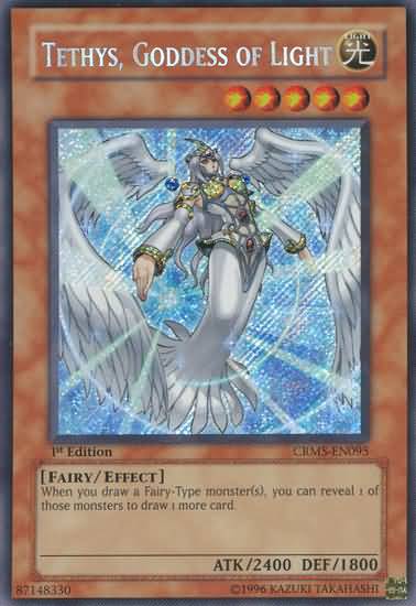 Tethys, Goddess of Light [CRMS-EN095] Secret Rare Yu-Gi-Oh!
