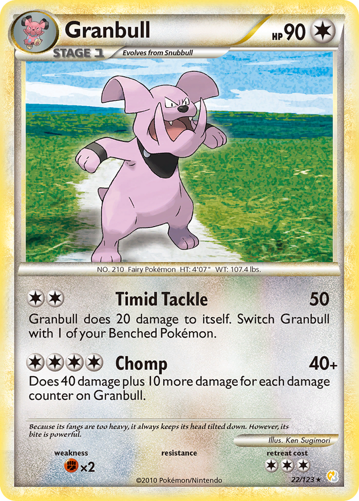 Granbull (22/123) [HeartGold & SoulSilver: Base Set] Pokémon