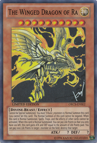 The Winged Dragon of Ra [ORCS-ENSE2] Super Rare Yu-Gi-Oh!