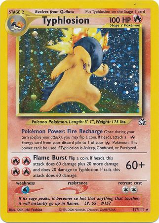 Typhlosion (17/111) [Neo Genesis Unlimited] Pokémon
