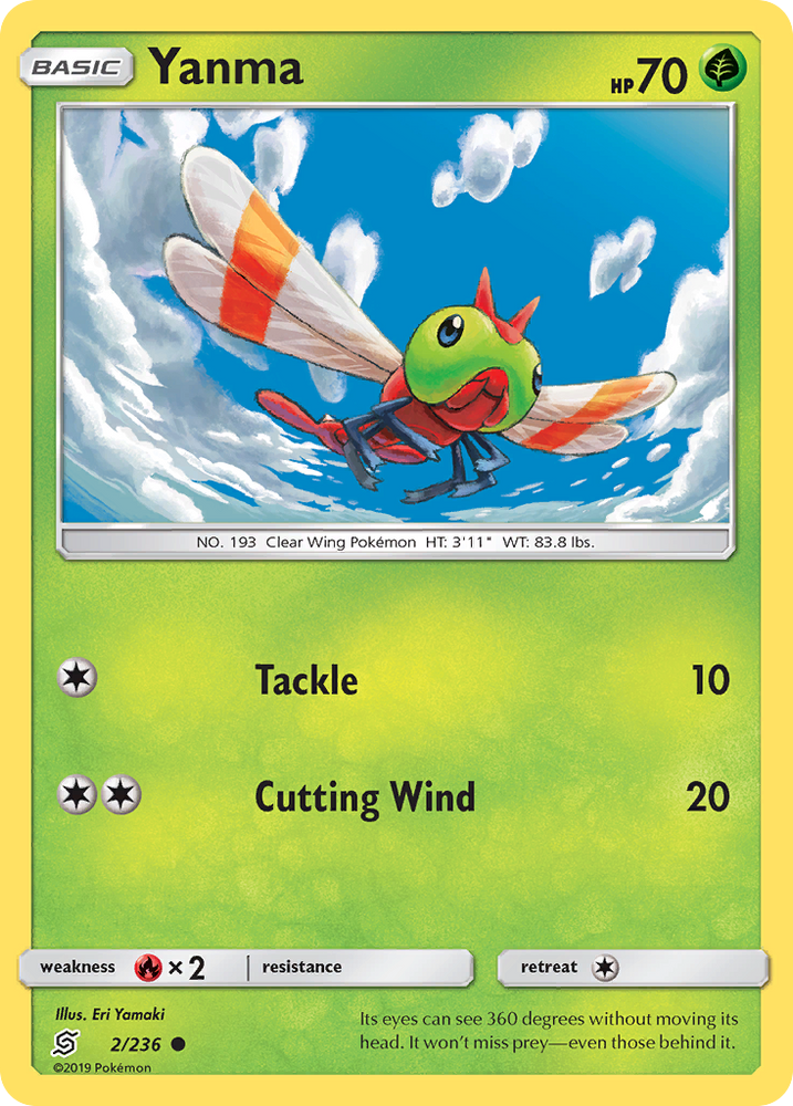 Yanma (2/236) [Sun & Moon: Unified Minds] Pokémon