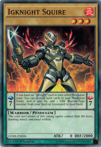 Igknight Squire [CORE-EN026] Common Yu-Gi-Oh!