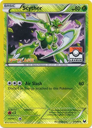 Scyther (4/108) (League Promo 3rd Place) [Black & White: Dark Explorers] Pokémon