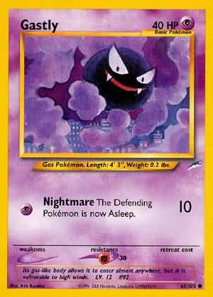 Gastly (65/105) [Neo Destiny Unlimited] Pokémon