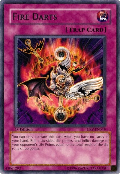 Fire Darts [CRV-EN049] Rare Yu-Gi-Oh!