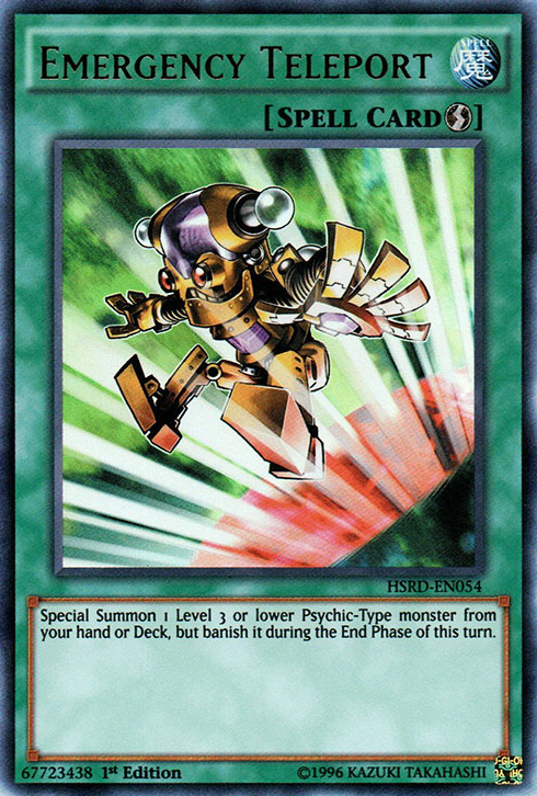 Emergency Teleport [HSRD-EN054] Ultra Rare Yu-Gi-Oh!