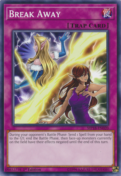 Break Away [MP18-EN020] Common Yu-Gi-Oh!