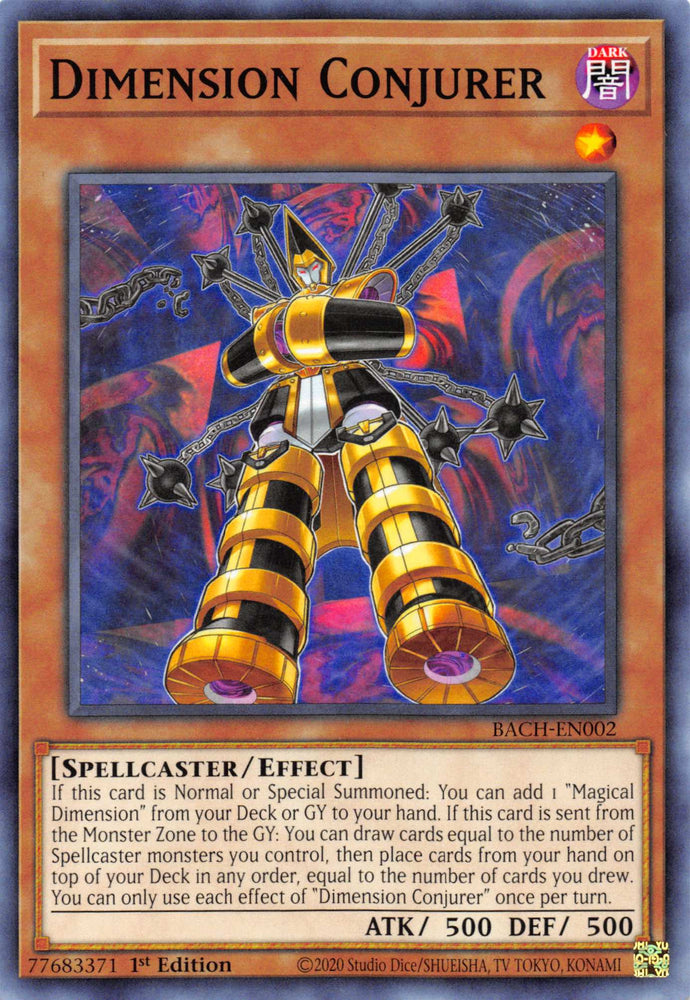 Dimension Conjurer [BACH-EN002] Common Yu-Gi-Oh!