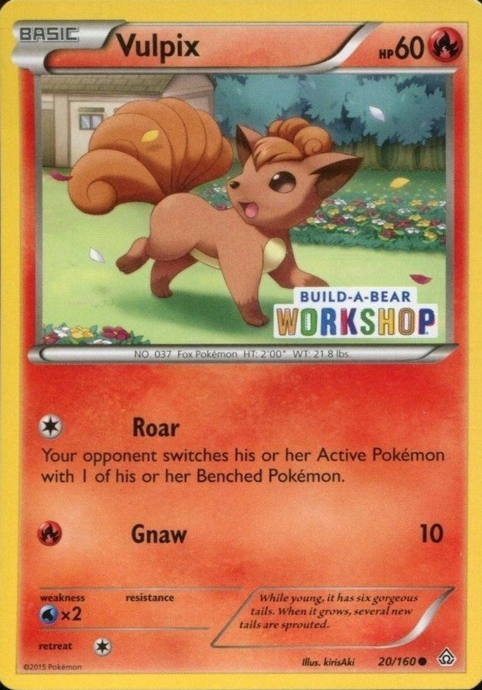 Vulpix (20/160) (Build A Bear Workshop Exclusive) [XY: Primal Clash] Pokémon