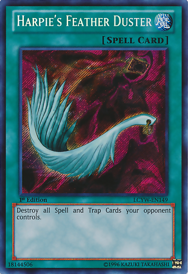 Harpie's Feather Duster [LCYW-EN149] Secret Rare Yu-Gi-Oh!