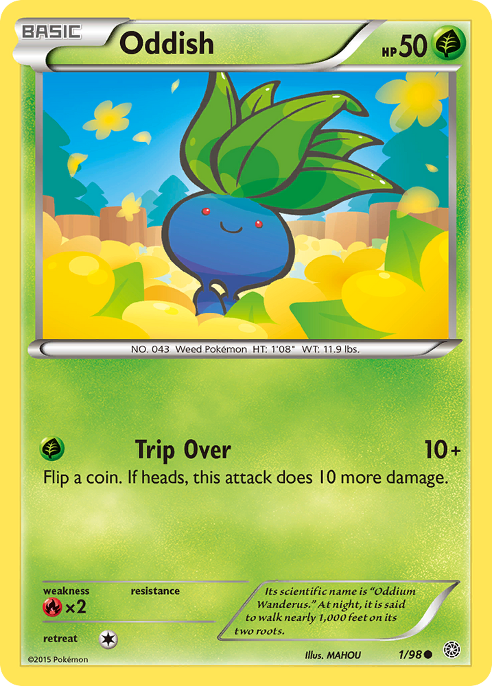 Oddish (1/98) [XY: Ancient Origins] Pokémon