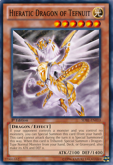 Hieratic Dragon of Tefnuit [SDBE-EN010] Common Yu-Gi-Oh!