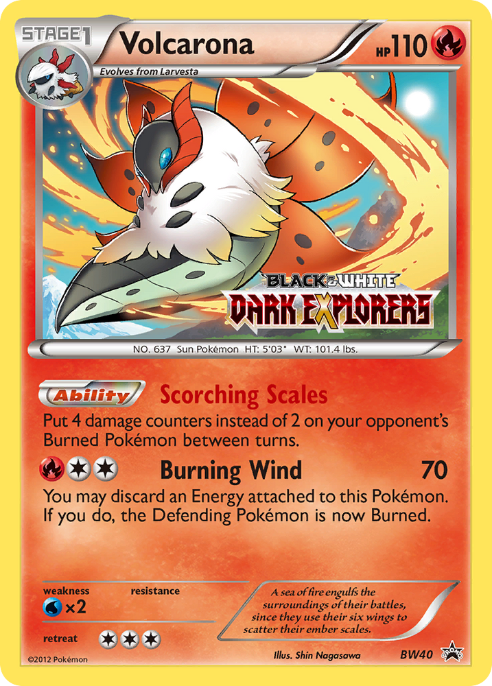 Volcarona (BW40) [Black & White: Black Star Promos] Pokémon