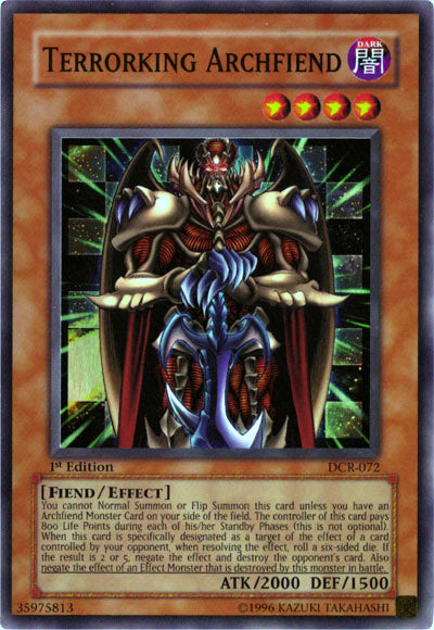 Terrorking Archfiend [DCR-072] Super Rare Yu-Gi-Oh!