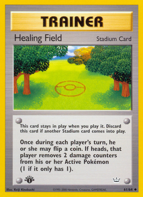 Healing Field (61/64) [Neo Revelation 1st Edition] Pokémon