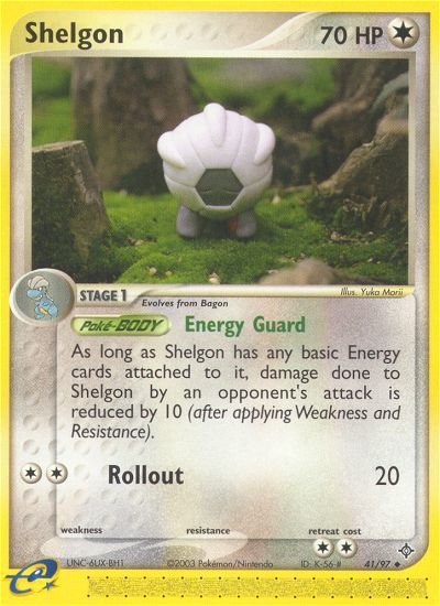 Shelgon (41/97) [EX: Dragon] Pokémon