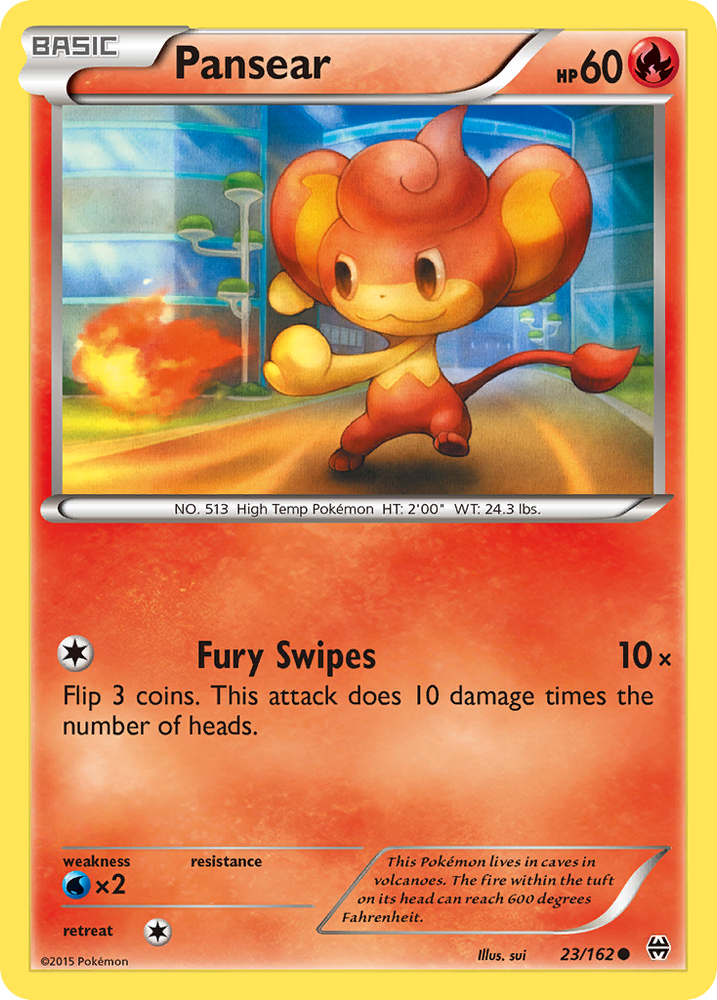 Pansear (23/162) [XY: BREAKthrough] Pokémon