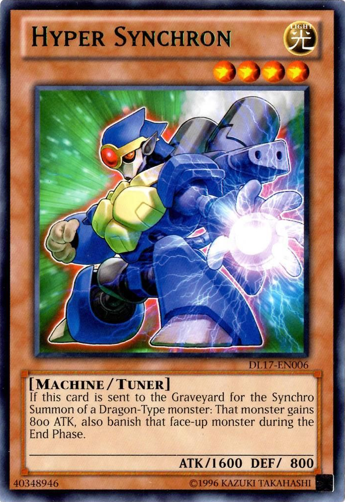 Hyper Synchron (Green) [DL17-EN006] Rare Yu-Gi-Oh!