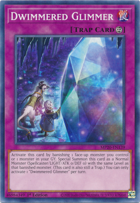Dwimmered Glimmer [MP20-EN139] Common Yu-Gi-Oh!