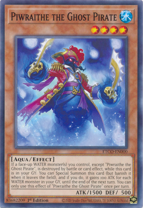 Piwraithe the Ghost Pirate [ETCO-EN000] Common Yu-Gi-Oh!