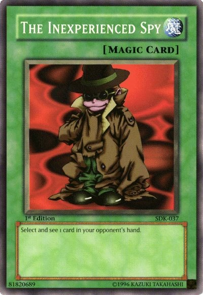 The Inexperienced Spy [SDK-037] Common Yu-Gi-Oh!