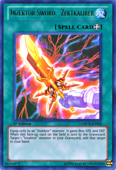 Inzektor Sword - Zektkaliber [ORCS-EN054] Ultra Rare Yu-Gi-Oh!