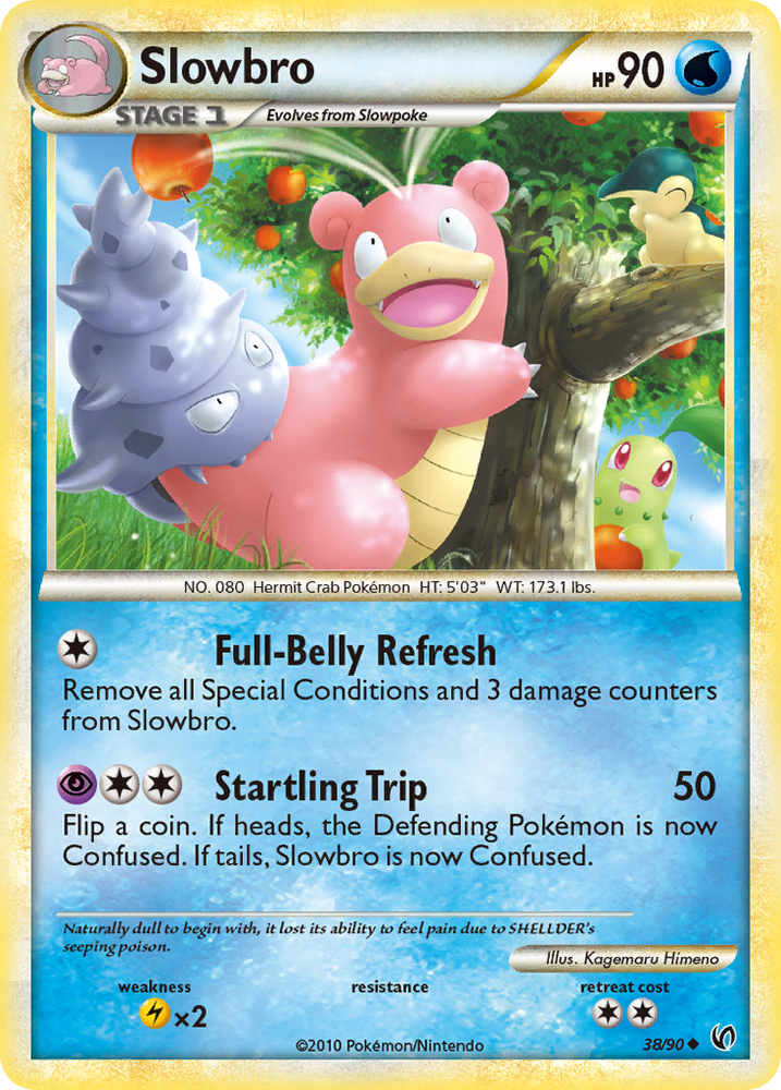 Slowbro (38/90) [HeartGold & SoulSilver: Undaunted] Pokémon