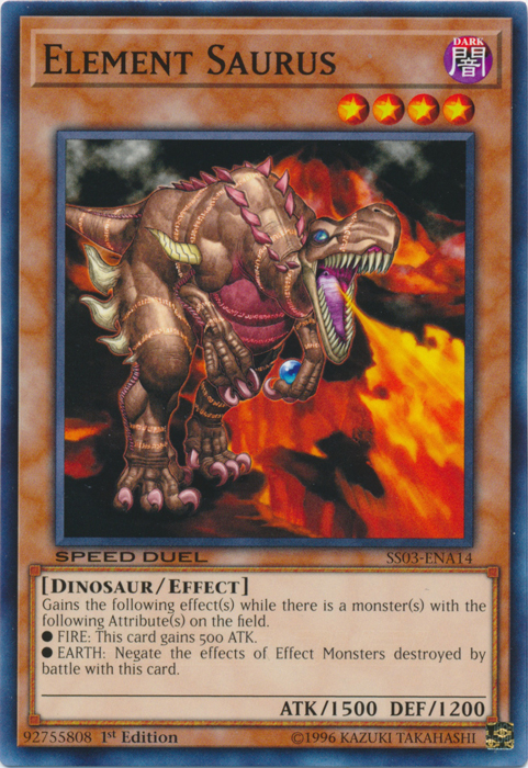 Element Saurus [SS03-ENA14] Common Yu-Gi-Oh!
