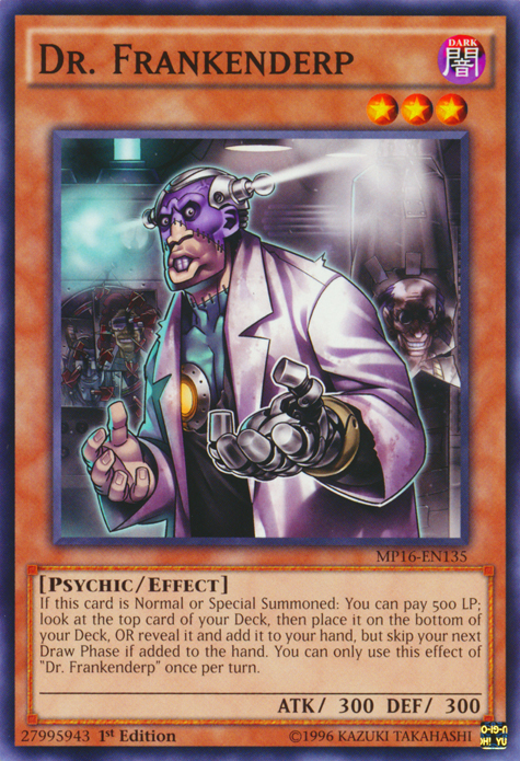 Dr. Frankenderp [MP16-EN135] Common Yu-Gi-Oh!