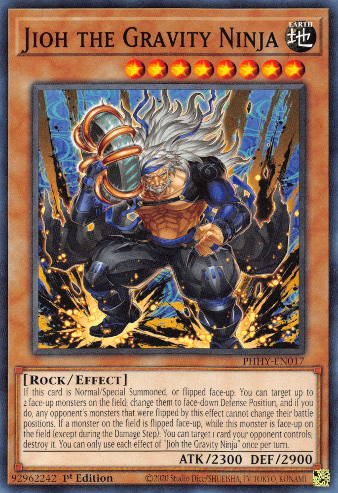 Jioh the Gravity Ninja [PHHY-EN017] Common Yu-Gi-Oh!