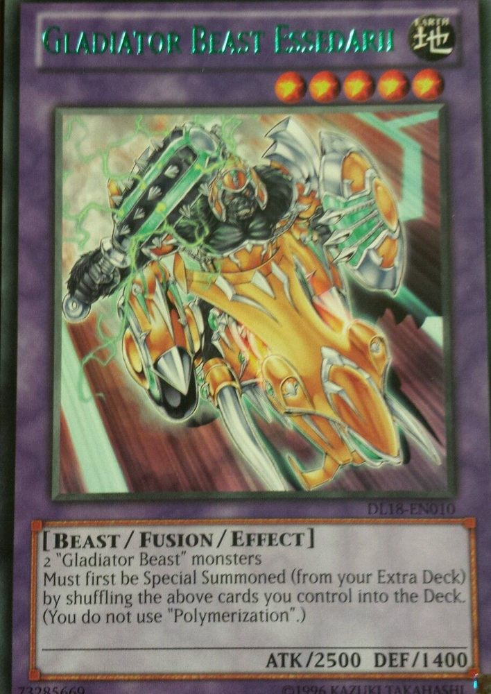 Gladiator Beast Essedarii (Green) [DL18-EN010] Rare Yu-Gi-Oh!