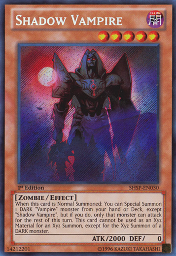 Shadow Vampire [SHSP-EN030] Secret Rare Yu-Gi-Oh!