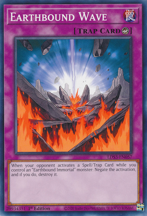 Earthbound Wave [LDS3-EN057] Common Yu-Gi-Oh!
