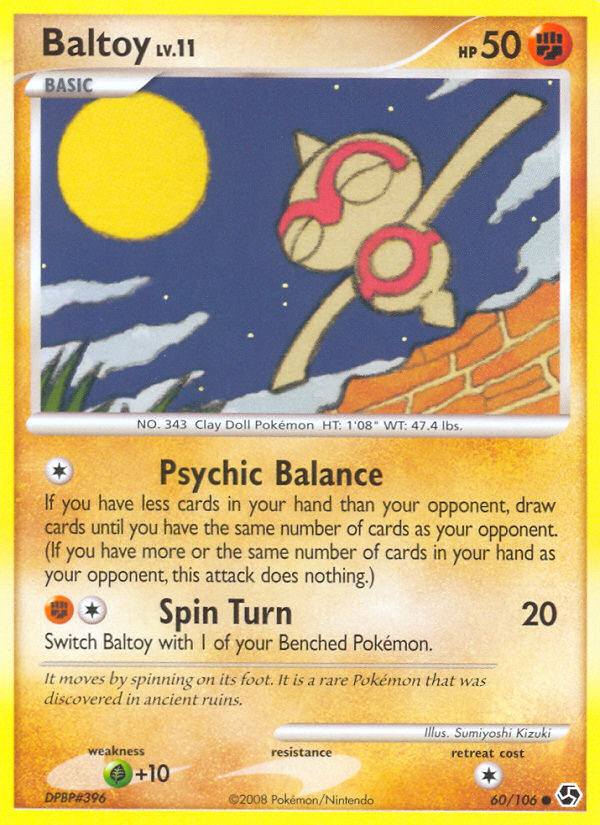 Baltoy (60/106) [Diamond & Pearl: Great Encounters] Pokémon