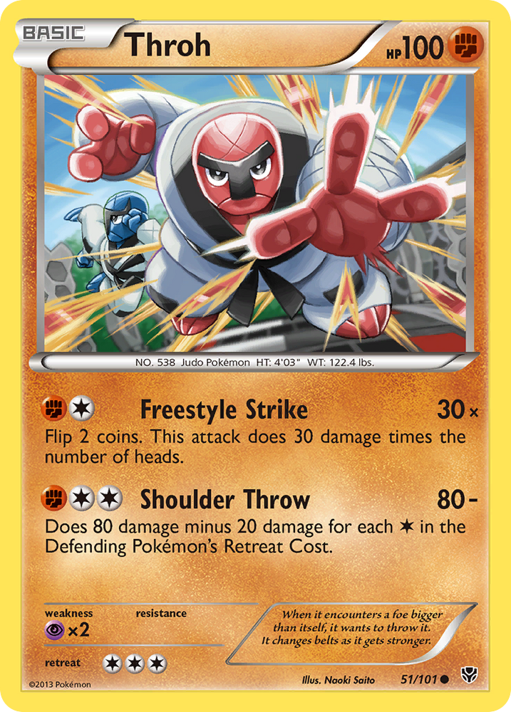 Throh (51/101) [Black & White: Plasma Blast] Pokémon
