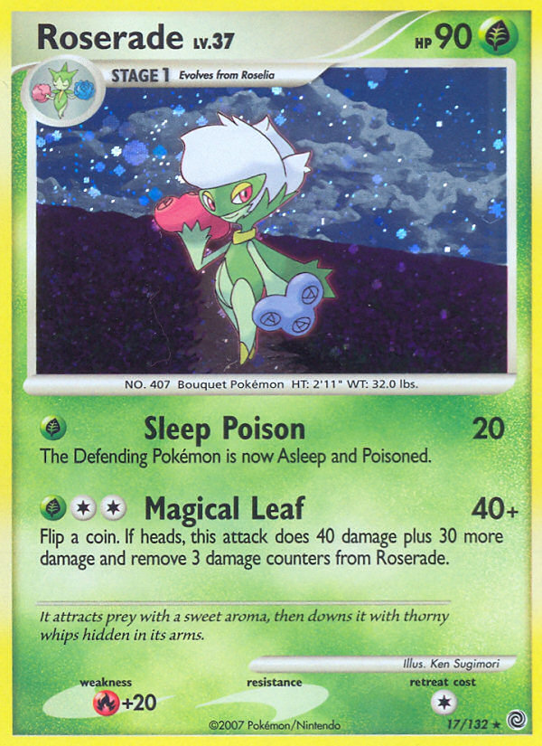 Roserade (17/132) [Diamond & Pearl: Secret Wonders] Pokémon