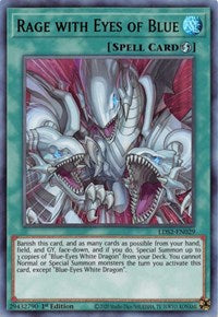 Rage with Eyes of Blue (Green) [LDS2-EN029] Ultra Rare Yu-Gi-Oh!