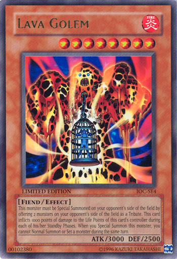 Lava Golem [IOC-SE4] Ultra Rare Yu-Gi-Oh!