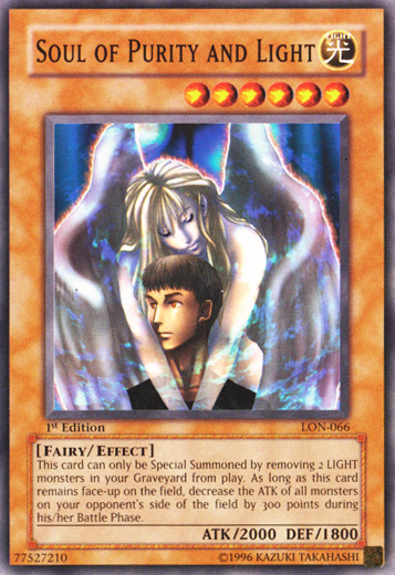 Soul of Purity and Light [LON-066] Common Yu-Gi-Oh!