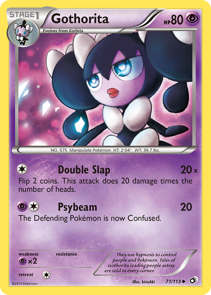 Gothorita (71/113) [Black & White: Legendary Treasures] Pokémon