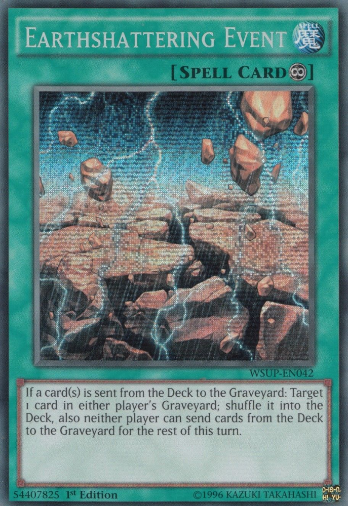 Earthshattering Event [WSUP-EN042] Secret Rare Yu-Gi-Oh!