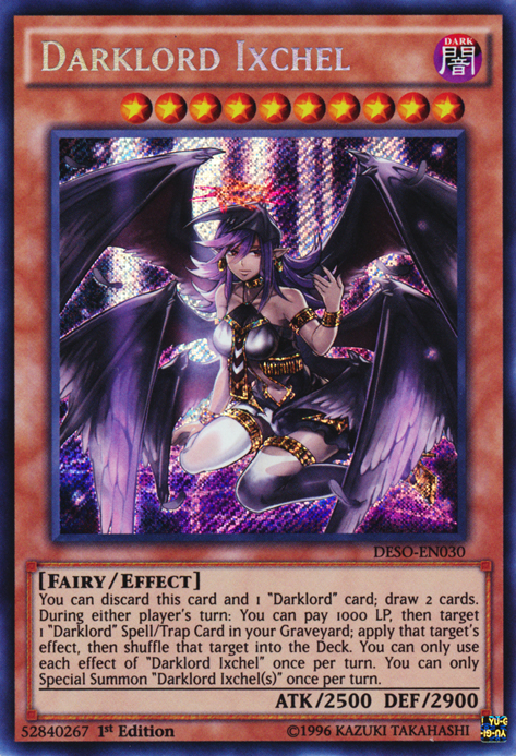 Darklord Ixchel [DESO-EN030] Secret Rare Yu-Gi-Oh!