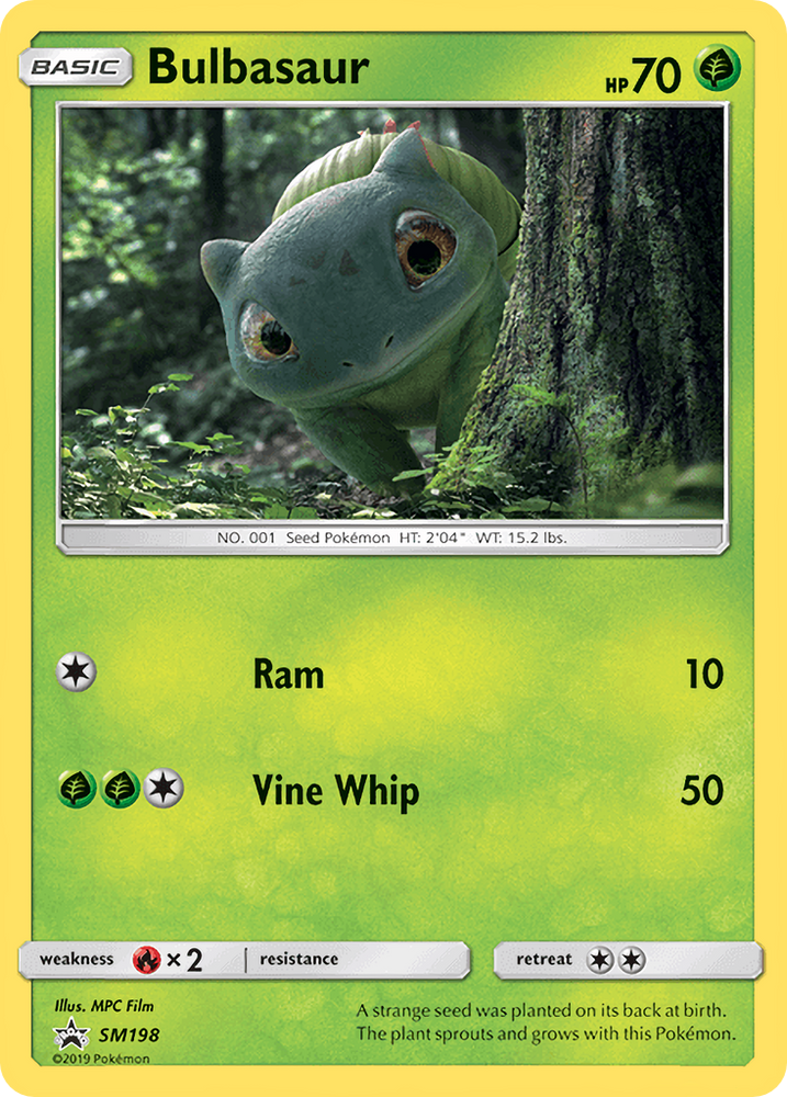 Bulbasaur (SM198) [Sun & Moon: Black Star Promos] Pokémon