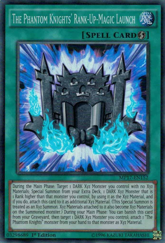 The Phantom Knights' Rank-Up-Magic Launch [MP17-EN152] Super Rare Yu-Gi-Oh!