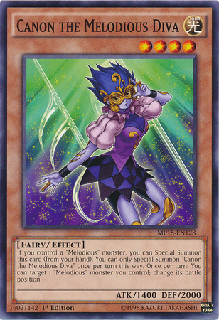 Canon the Melodious Diva [MP15-EN128] Common Yu-Gi-Oh!