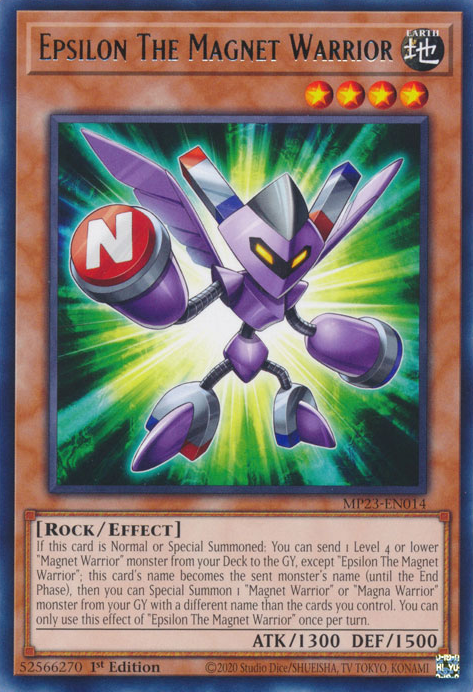 Epsilon The Magnet Warrior [MP23-EN014] Rare Yu-Gi-Oh!